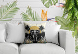 Sima Elephant Reversible Indoor/Outdoor Square Pillow