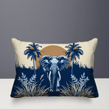 Sima Elephant Reversible Indoor/Outdoor Rectangular Pillow