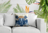 Sima Elephant Reversible Indoor/Outdoor Square Pillow