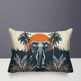 Sima Elephant Reversible Indoor/Outdoor Rectangular Pillow