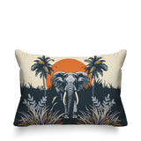 Sima Elephant Reversible Indoor/Outdoor Rectangular Pillow