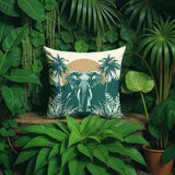 Sima Elephant Reversible Indoor/Outdoor Rectangular Pillow
