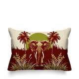 Sima Elephant Reversible Indoor/Outdoor Rectangular Pillow