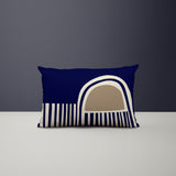 Siman Abstract Reversible Indoor/Outdoor Rectangular Pillow