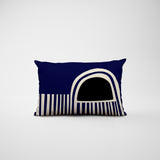 Siman Abstract Reversible Indoor/Outdoor Rectangular Pillow