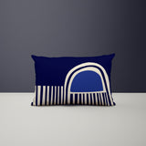 Siman Abstract Reversible Indoor/Outdoor Rectangular Pillow
