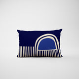 Siman Abstract Reversible Indoor/Outdoor Rectangular Pillow
