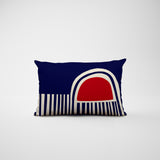 Siman Abstract Reversible Indoor/Outdoor Rectangular Pillow