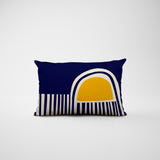 Siman Abstract Reversible Indoor/Outdoor Rectangular Pillow
