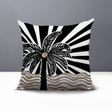 Simi Palm Reversible Indoor/Outdoor Square Pillow