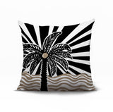 Simi Palm Reversible Indoor/Outdoor Square Pillow