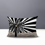 Simi Palm Reversible Indoor/Outdoor Rectangle Pillow