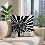 Simi Palm Reversible Indoor/Outdoor Square Pillow