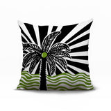 Simi Palm Reversible Indoor/Outdoor Square Pillow