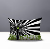 Simi Palm Reversible Indoor/Outdoor Rectangle Pillow