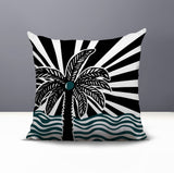 Simi Palm Reversible Indoor/Outdoor Square Pillow