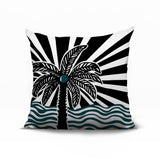 Simi Palm Reversible Indoor/Outdoor Square Pillow