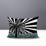 Simi Palm Reversible Indoor/Outdoor Rectangle Pillow