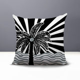 Simi Palm Reversible Indoor/Outdoor Square Pillow