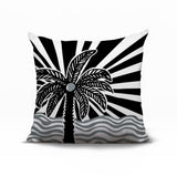 Simi Palm Reversible Indoor/Outdoor Square Pillow