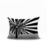 Simi Palm Reversible Indoor/Outdoor Rectangle Pillow