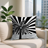 Simi Palm Reversible Indoor/Outdoor Square Pillow