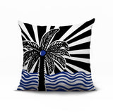 Simi Palm Reversible Indoor/Outdoor Square Pillow