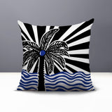 Simi Palm Reversible Indoor/Outdoor Square Pillow