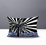 Simi Palm Reversible Indoor/Outdoor Rectangle Pillow