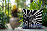 Simi Palm Reversible Indoor/Outdoor Rectangle Pillow