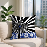 Simi Palm Reversible Indoor/Outdoor Square Pillow