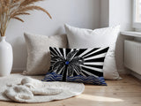 Simi Palm Reversible Indoor/Outdoor Square Pillow