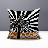 Simi Palm Reversible Indoor/Outdoor Square Pillow