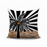 Simi Palm Reversible Indoor/Outdoor Square Pillow