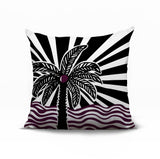 Simi Palm Reversible Indoor/Outdoor Square Pillow