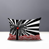 Simi Palm Reversible Indoor/Outdoor Rectangle Pillow