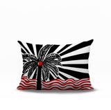 Simi Palm Reversible Indoor/Outdoor Rectangle Pillow