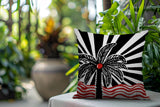 Simi Palm Reversible Indoor/Outdoor Square Pillow