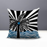 Simi Palm Reversible Indoor/Outdoor Square Pillow