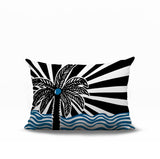 Simi Palm Reversible Indoor/Outdoor Rectangle Pillow