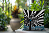 Simi Palm Reversible Indoor/Outdoor Rectangle Pillow