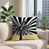 Simi Palm Reversible Indoor/Outdoor Square Pillow