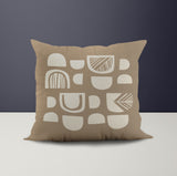 Siti Abstract Reversible Indoor/Outdoor Square Pillow Cover