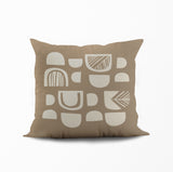 Siti Abstract Reversible Indoor/Outdoor Square Pillow Cover