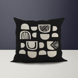 Siti Abstract Reversible Indoor/Outdoor Square Pillow Cover