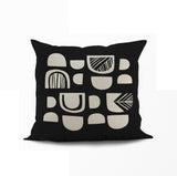 Siti Abstract Reversible Indoor/Outdoor Square Pillow Cover