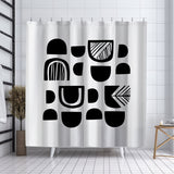 Siti Shower Curtain in Black - view 2