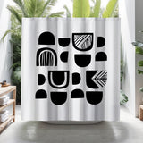 Siti Shower Curtain in Black - view 3