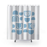 Siti Shower Curtain in Blue