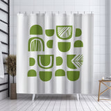 Siti Shower Curtain in Chartreuse - view 2